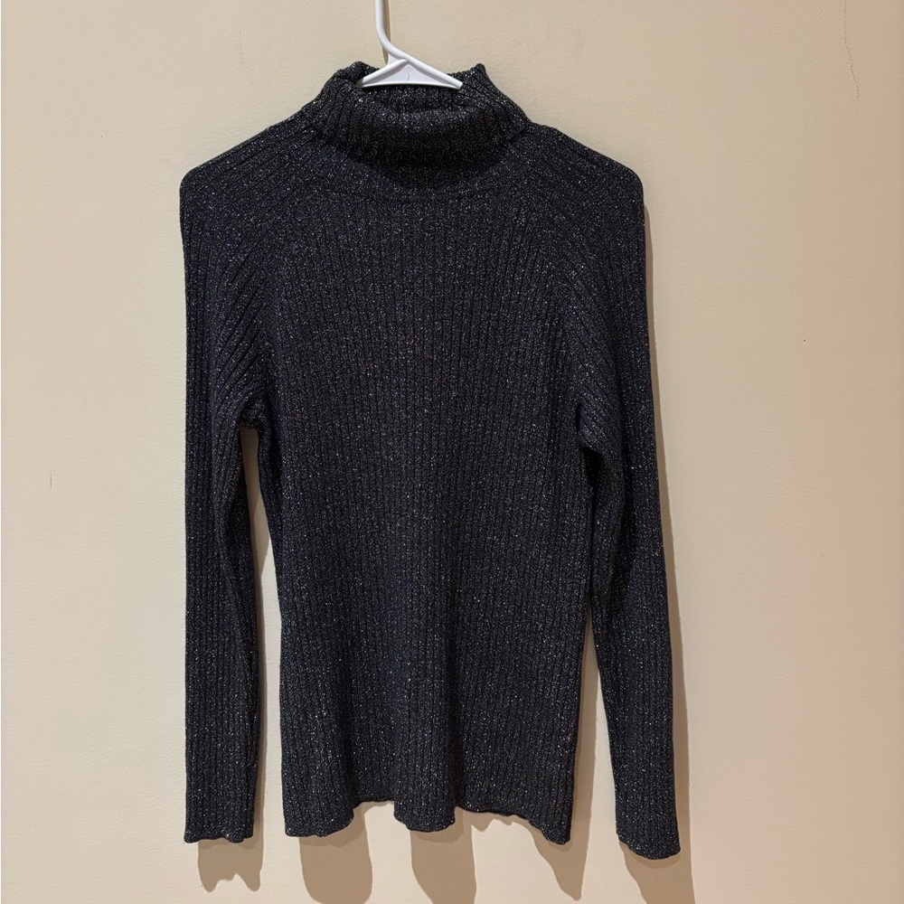 INC International Concepts Charcoal Turtleneck Sweater
